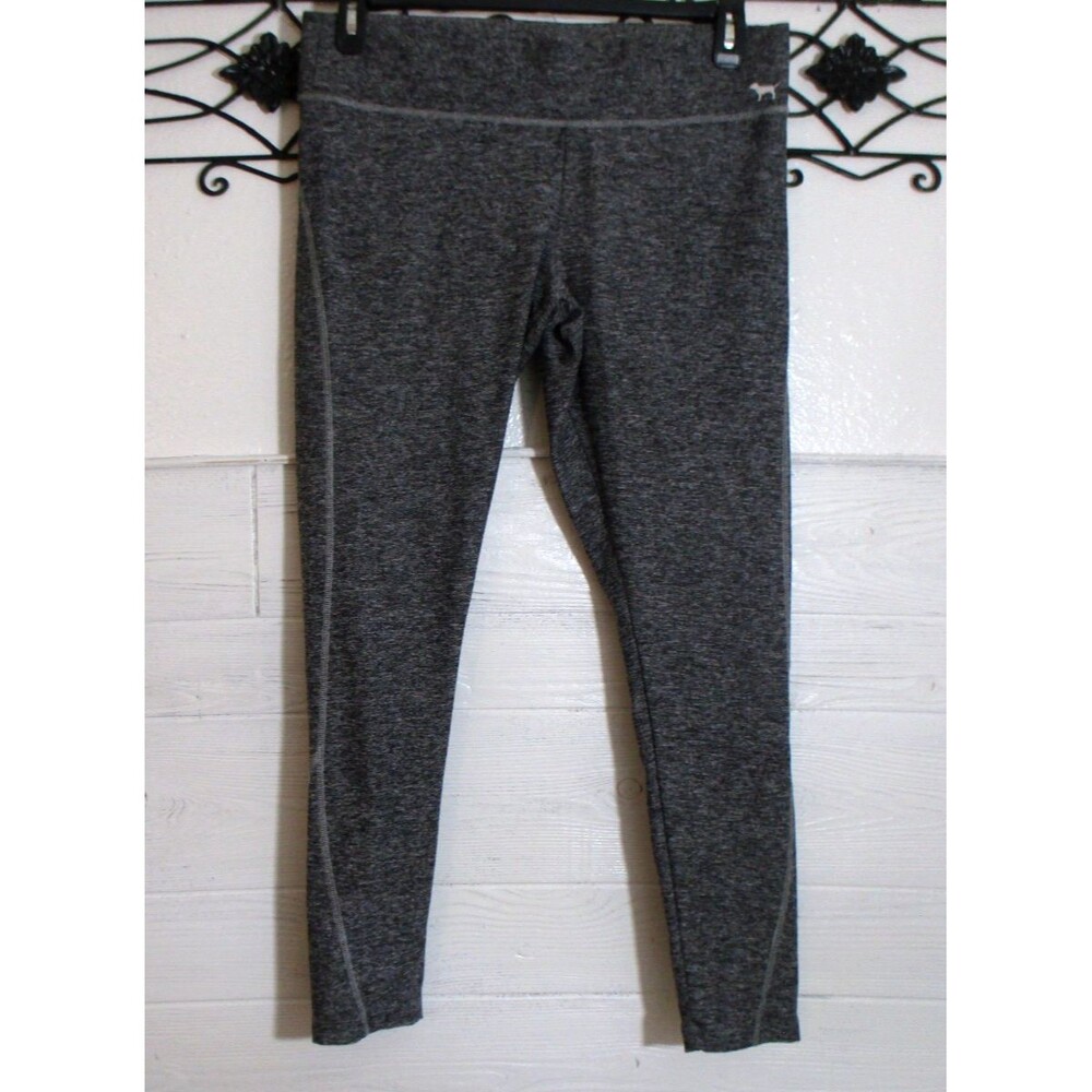 PINK Yoga By Victoria's Secret Activewear Pants Women's Size L Gray Logo
